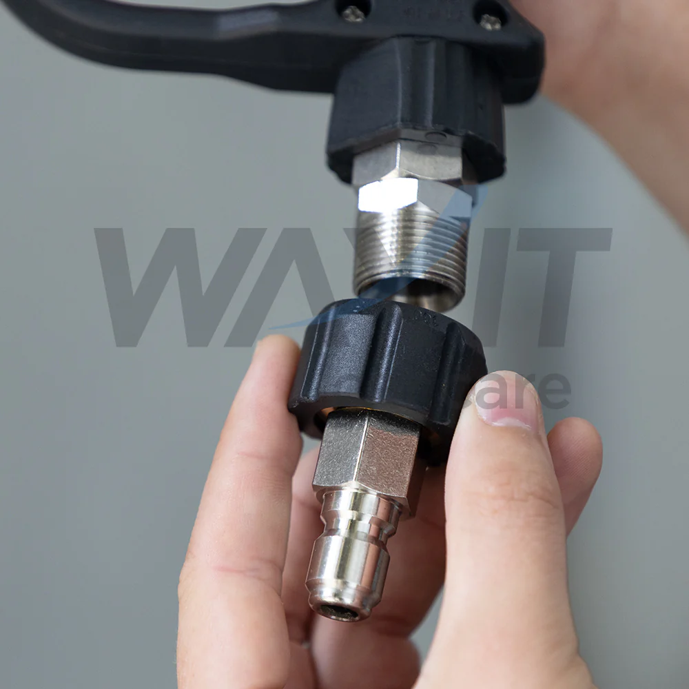 Aquatouch Pressure Washer Adaptors | M22 (F) to 3/8" QC (M) - Image 4