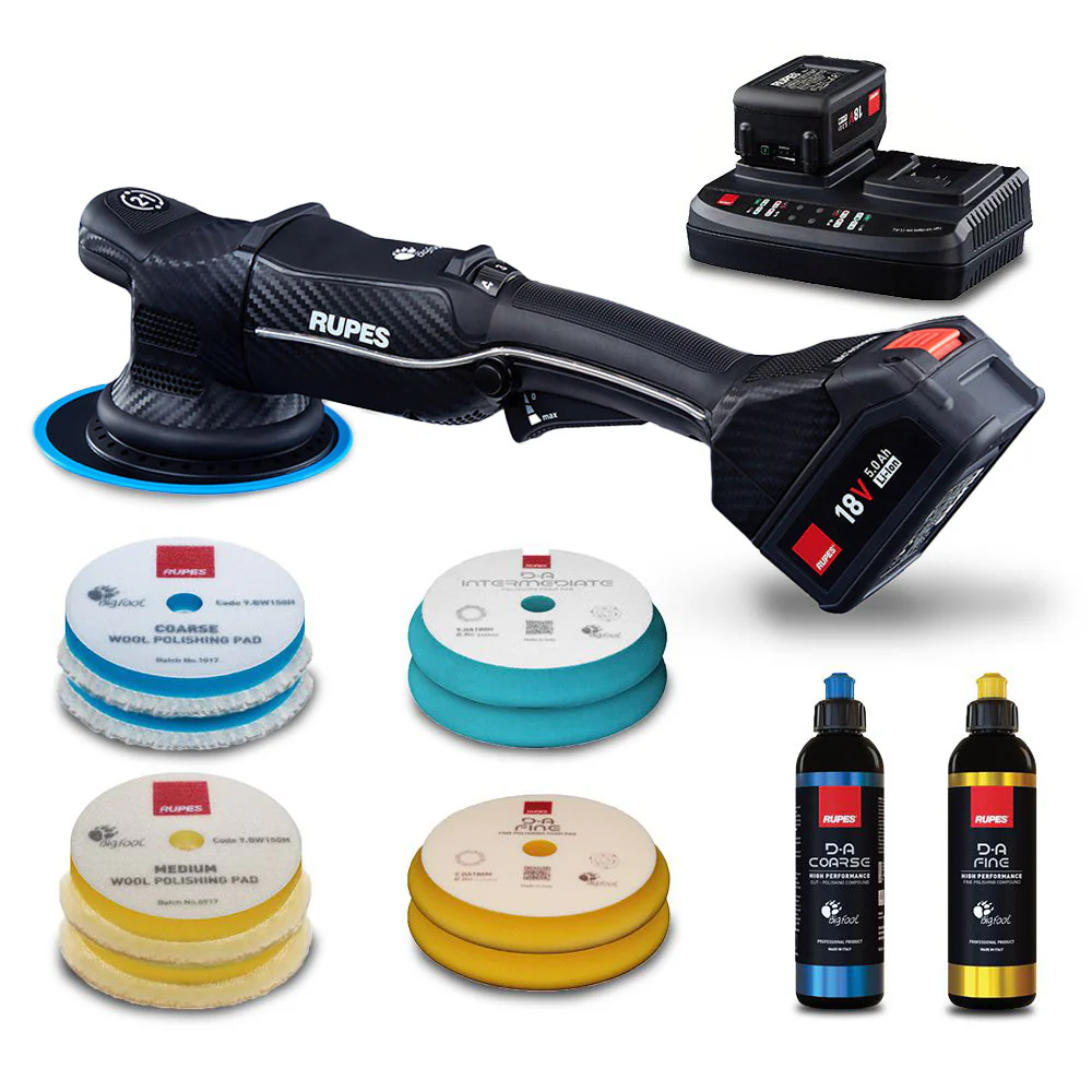 Rupes HLR21 21mm Kit | Cordless Dual Action Car Polisher - Image 2
