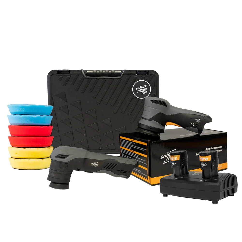 ShineMate Mini Cordless Duo | EB210 & EB212 Car Polisher Kit